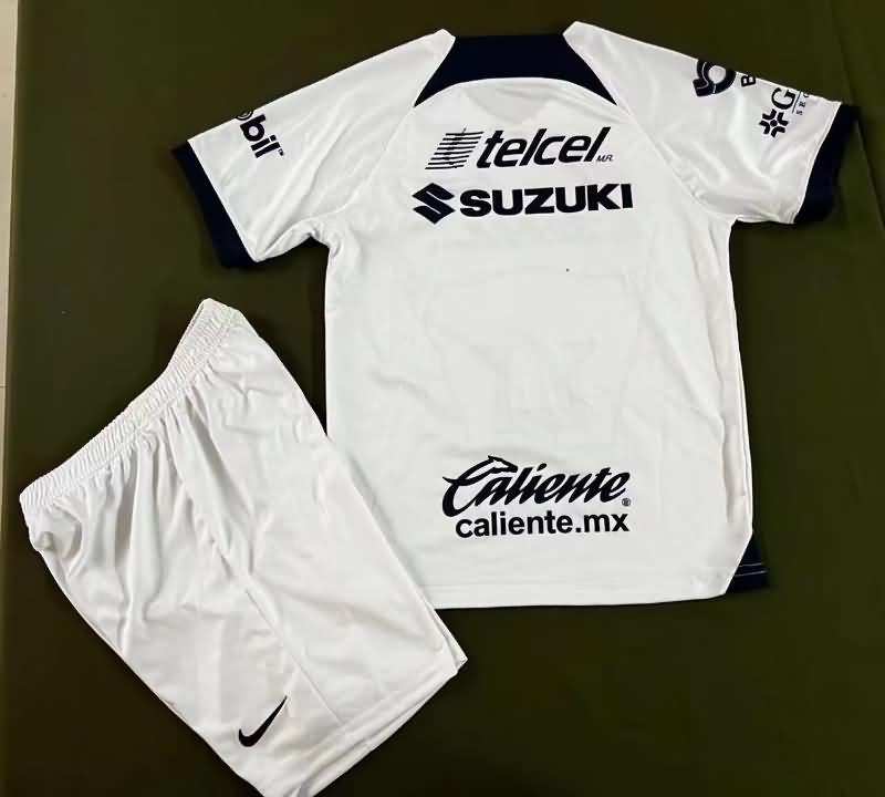 Pumas UNAM 23/24 Kids Home Soccer Jersey And Shorts