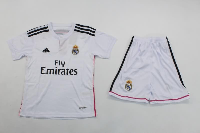 Real Madrid 14/15 Kids Home Soccer Jersey And Shorts