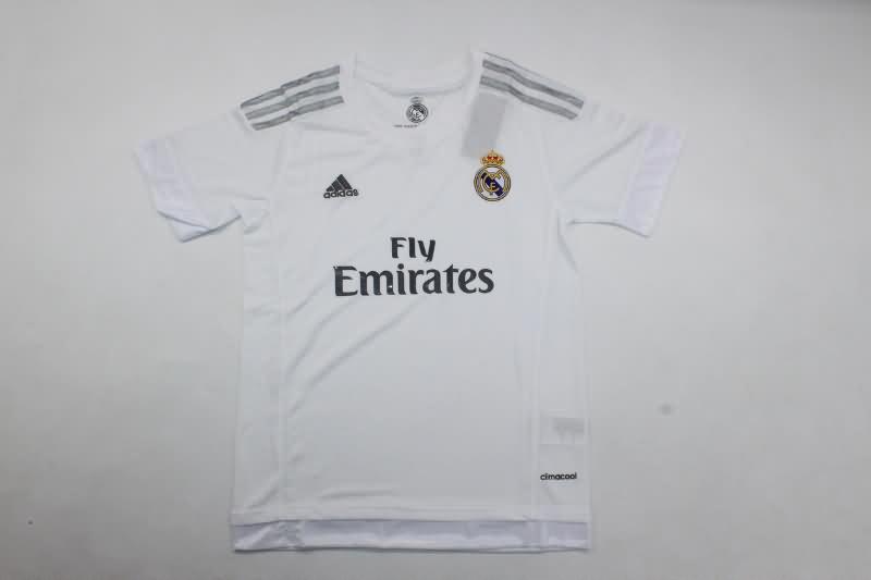 Real Madrid 15/16 Kids Home Soccer Jersey And Shorts