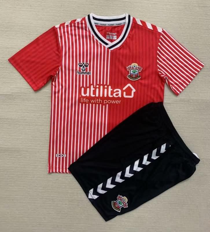 Southampton 23/24 Kids Home Soccer Jersey And Shorts