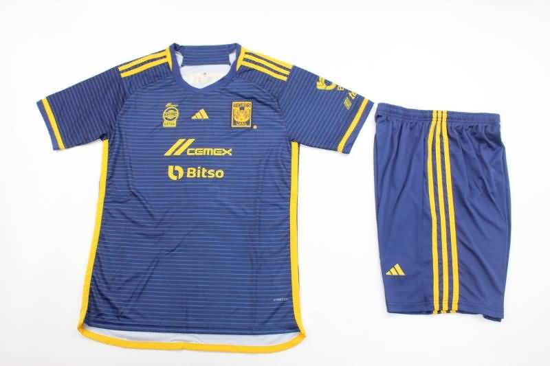 Tigres UANL 23/24 Kids Away Soccer Jersey And Shorts
