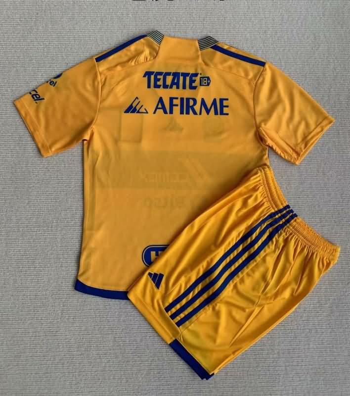Tigres UANL 23/24 Kids Home Soccer Jersey And Shorts