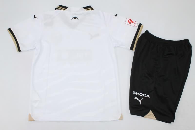 Valencia 23/24 Kids Home Soccer Jersey And Shorts