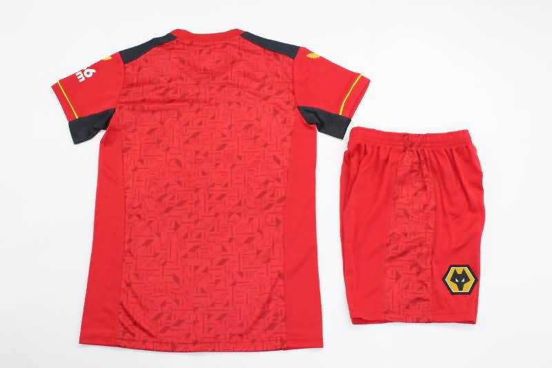 Wolves 23/24 Kids Away Soccer Jersey And Shorts