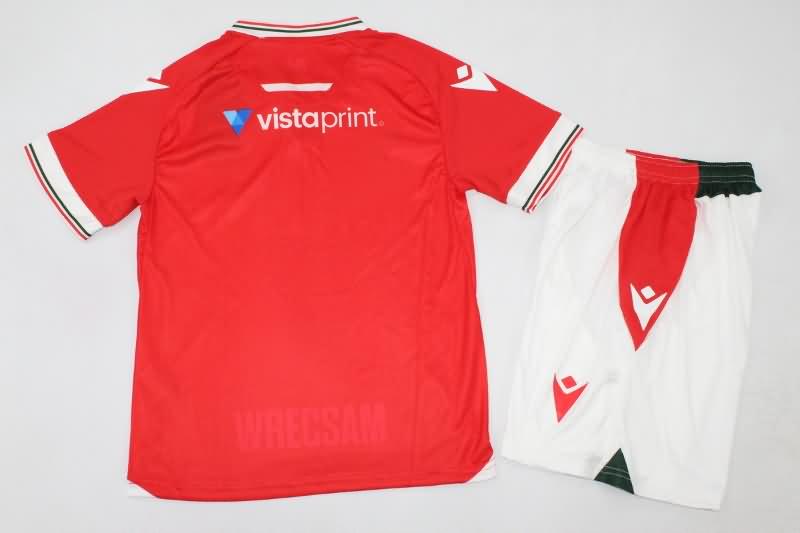 Wrexham 23/24 Kids Home Soccer Jersey And Shorts
