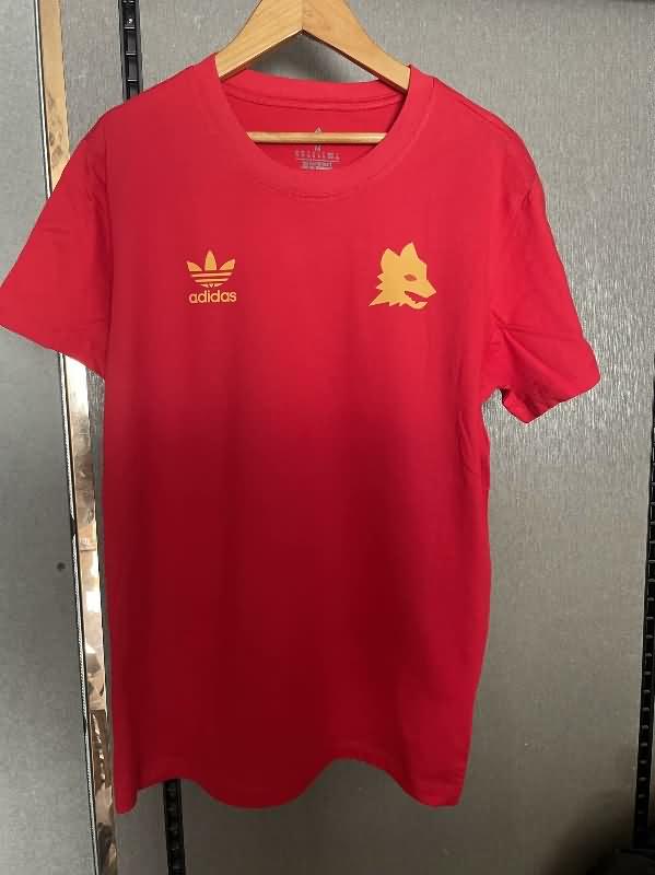 AAA(Thailand) AS Roma 23/24 Red Polo Soccer T-Shirt