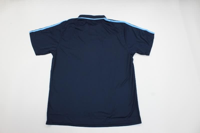 AAA(Thailand) Argentina 2023 Dark Blue Polo Soccer T-Shirt