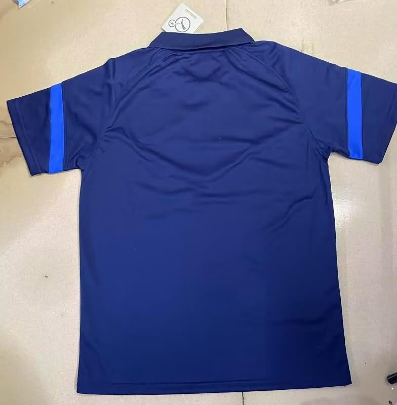 AAA(Thailand) Italy 2023 Dark Blue Polo Soccer T-Shirt