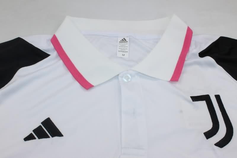 AAA(Thailand) Juventus 23/24 White Polo Soccer T-Shirt