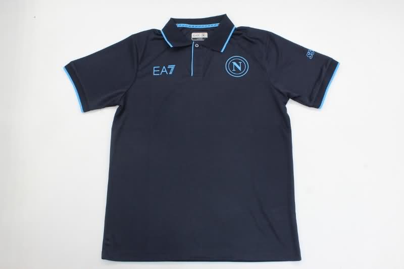 AAA(Thailand) Napoli 23/24 Dark Blue Polo Soccer T-Shirt