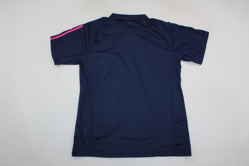 AAA(Thailand) Real Madrid 23/24 Dark Blue Polo Soccer T-Shirt