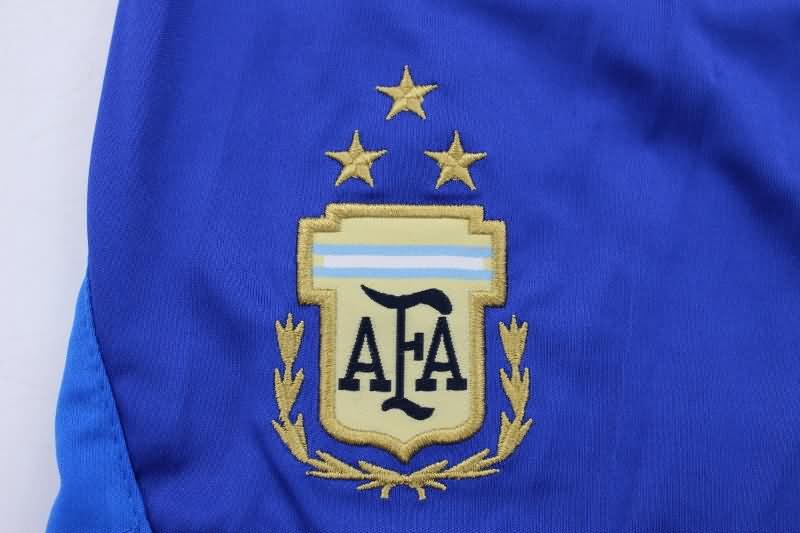 AAA(Thailand) Argentina 2023 Goalkeeper Blue Soccer Shorts