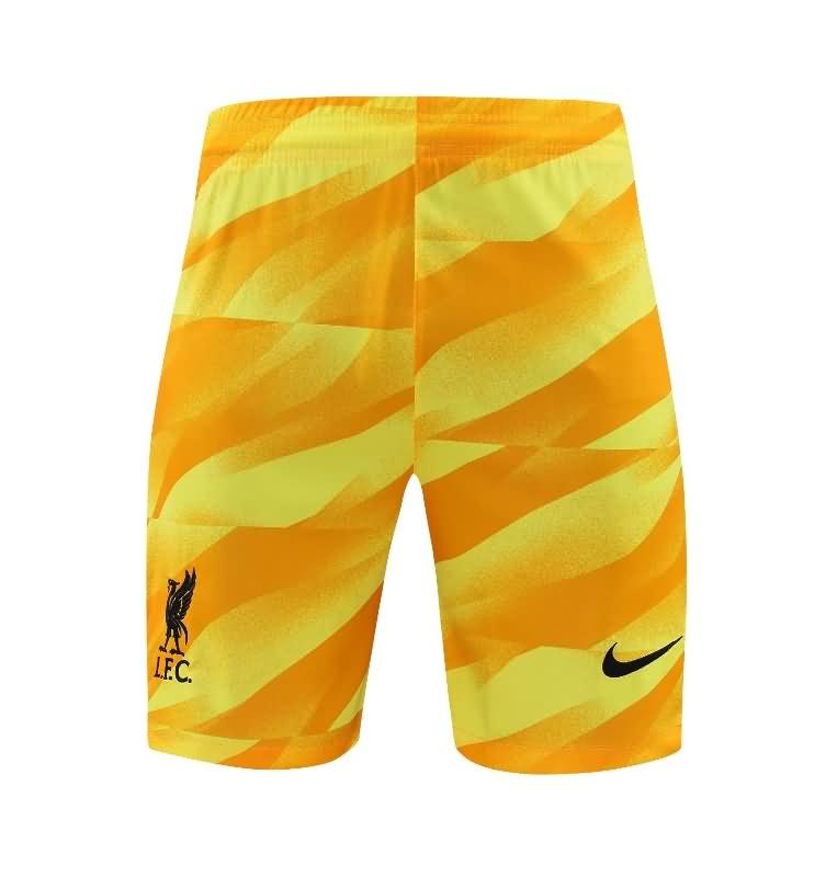 AAA(Thailand) Liverpool 23/24 Goalkeeper Yellow Soccer Shorts