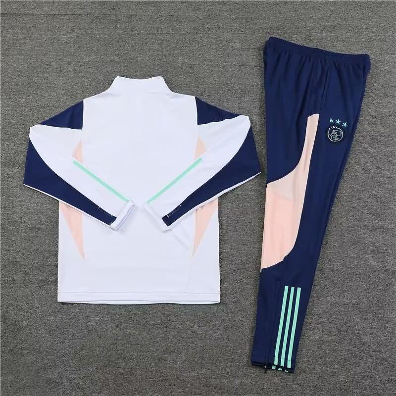 AAA(Thailand) Ajax 23/24 White Soccer Tracksuit