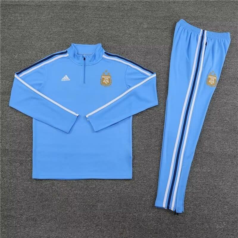 AAA(Thailand) Argentina 23/24 Blue Soccer Tracksuit