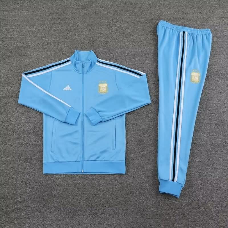 AAA(Thailand) Argentina 23/24 Blue Soccer Tracksuit 02