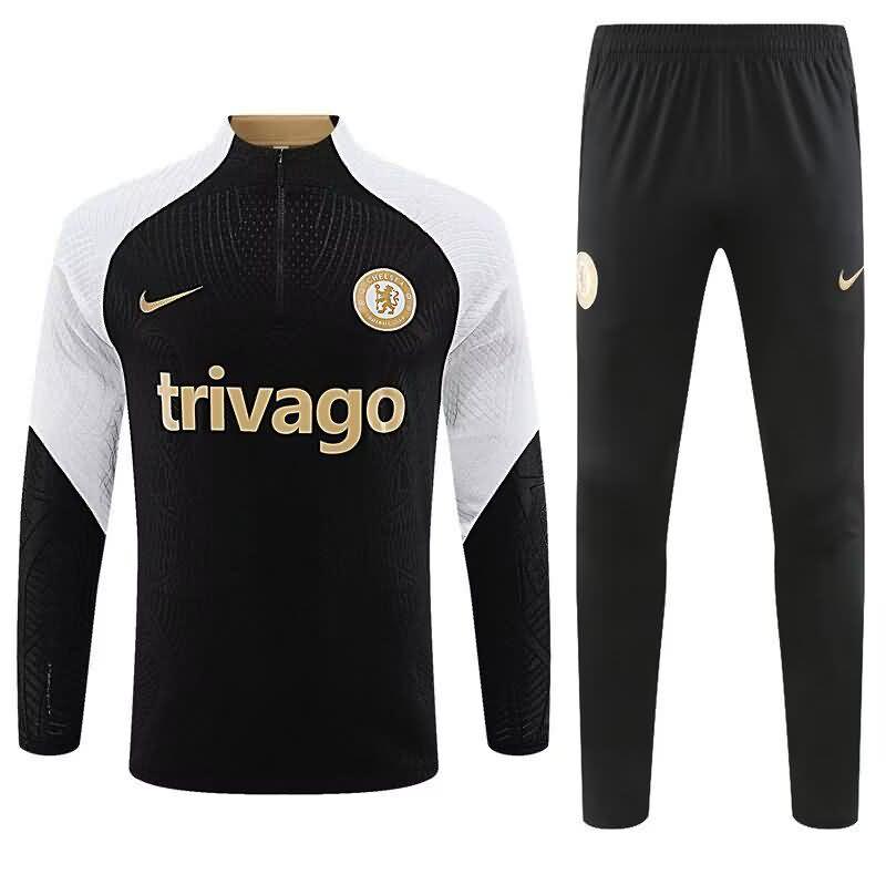 AAA(Thailand) Chelsea 23/24 Black Soccer Tracksuit
