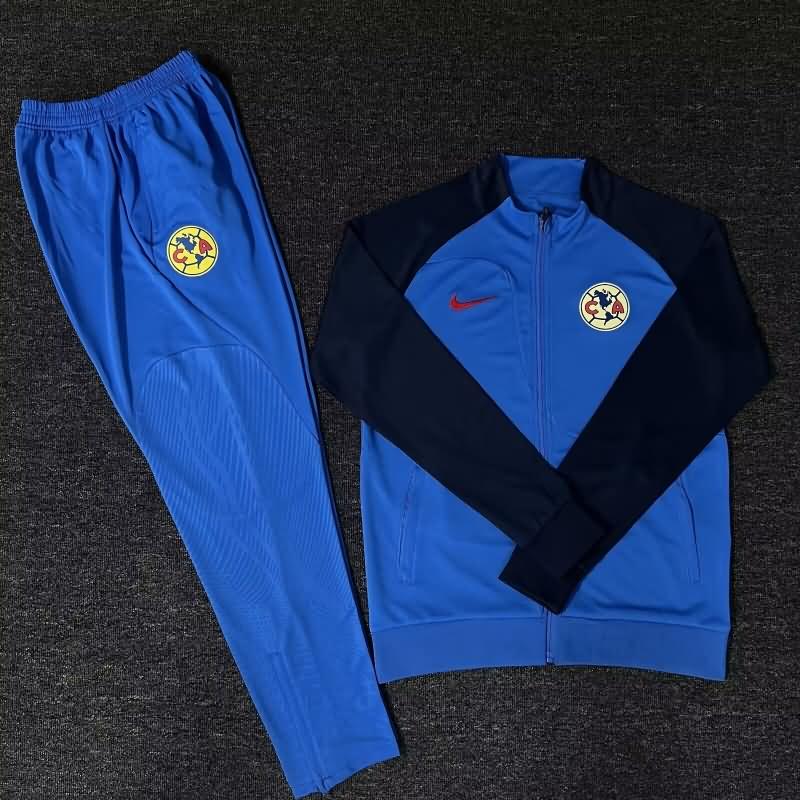 AAA(Thailand) Club America 23/24 Blue Soccer Tracksuit