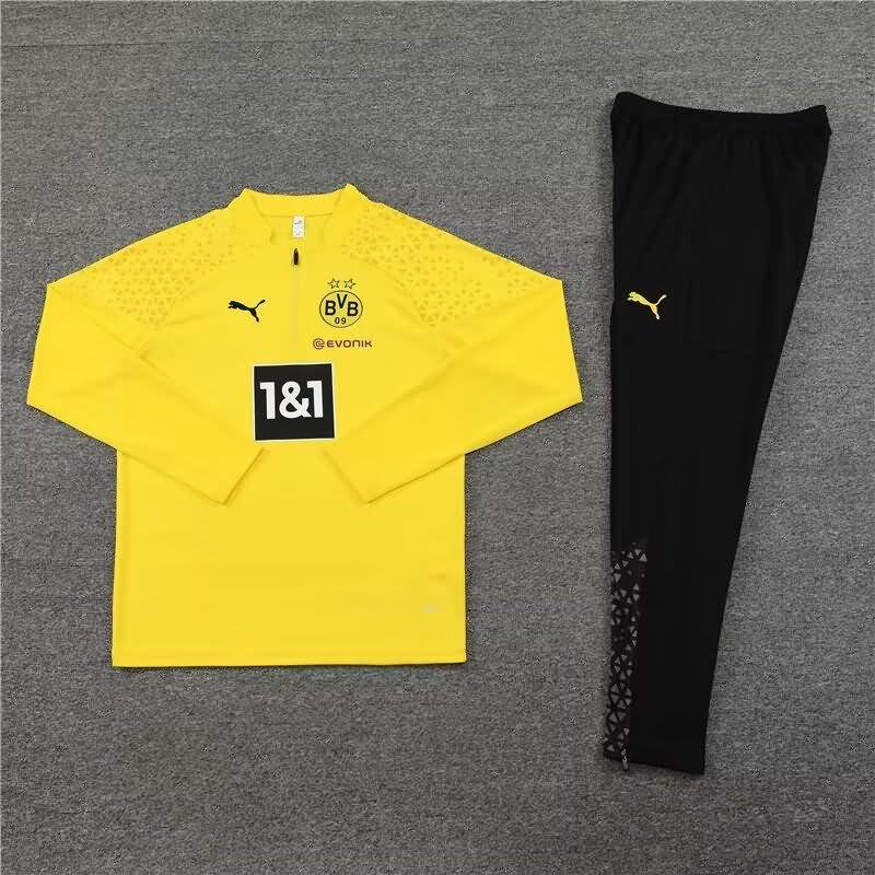 AAA(Thailand) Dortmund 23/24 Yellow Soccer Tracksuit