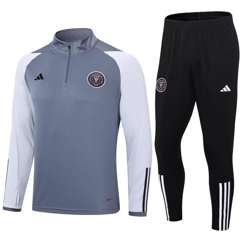AAA(Thailand) Inter Miami 2023 Grey Soccer Tracksuit