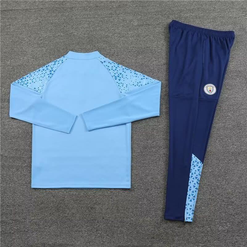 AAA(Thailand) Manchester City 23/24 Blue Soccer Tracksuit 02