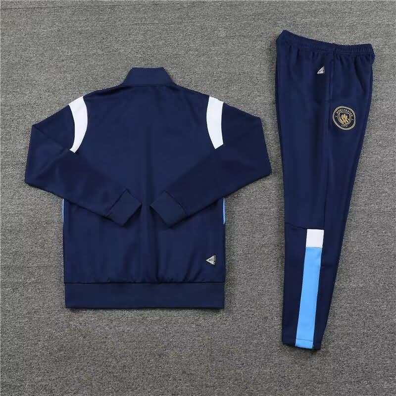 AAA(Thailand) Manchester City 23/24 Dark Blue Soccer Tracksuit