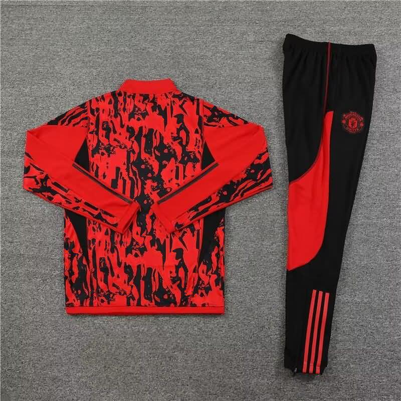 AAA(Thailand) Manchester United 23/24 Red Soccer Tracksuit 02