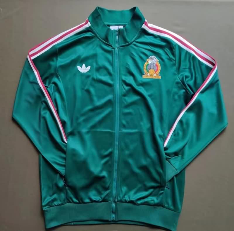 AAA(Thailand) Mexico 2023 Green Soccer Tracksuit 02