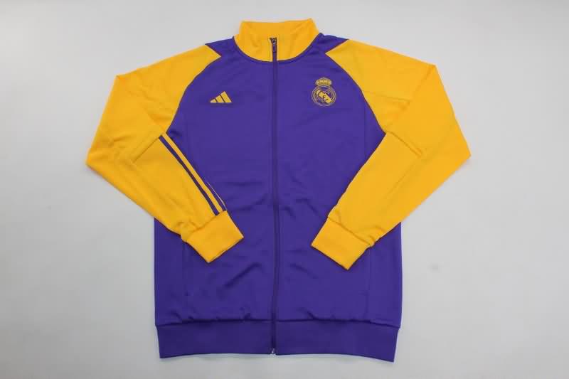 AAA(Thailand) Real Madrid 23/24 Blue Soccer Tracksuit