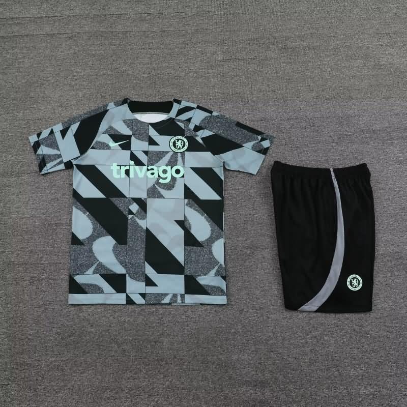 AAA(Thailand) Chelsea 23/24 Camouflage Soccer Training Sets 02
