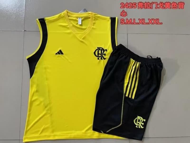 AAA(Thailand) Flamengo 23/24 Yellow Soccer Training Sets