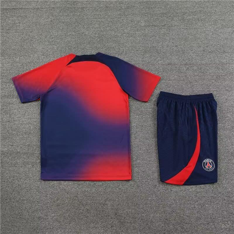 AAA(Thailand) Paris St German 23/24 Red Blue Soccer Training Sets