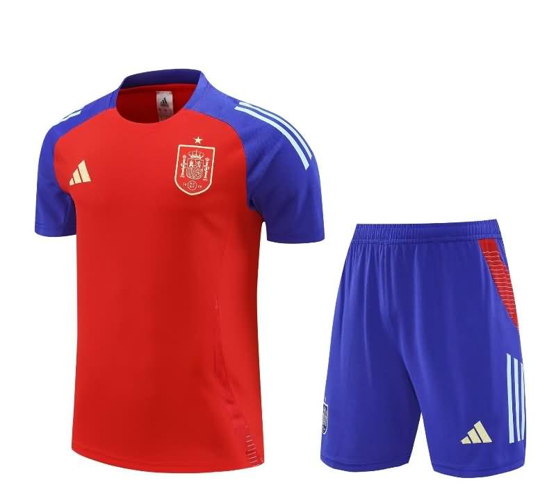 AAA(Thailand) Spain 2024 Red Soccer Training Sets 02
