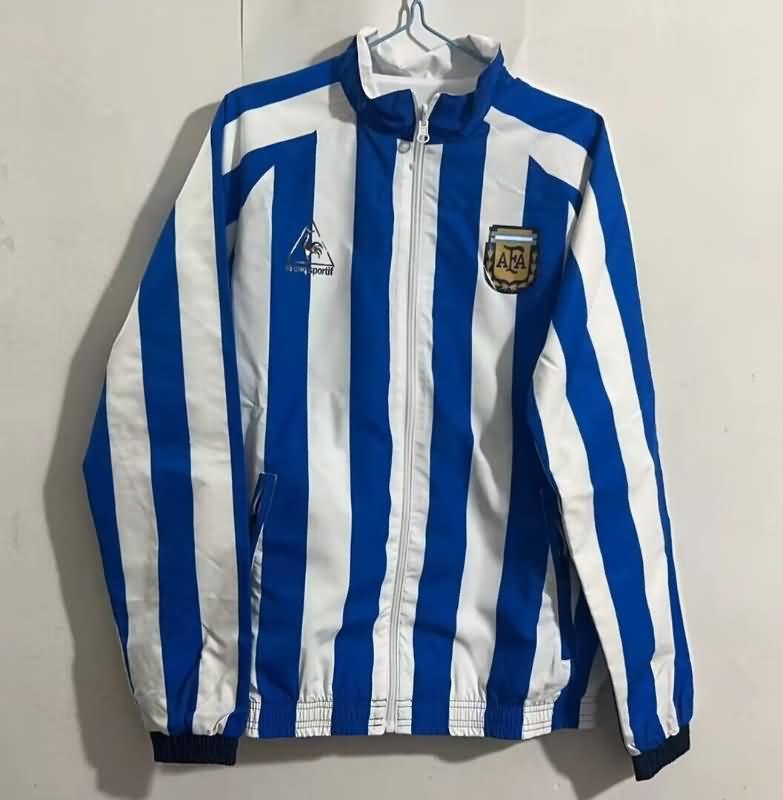 AAA(Thailand) Argentina 2024 Blue White Reversible Soccer Windbreaker