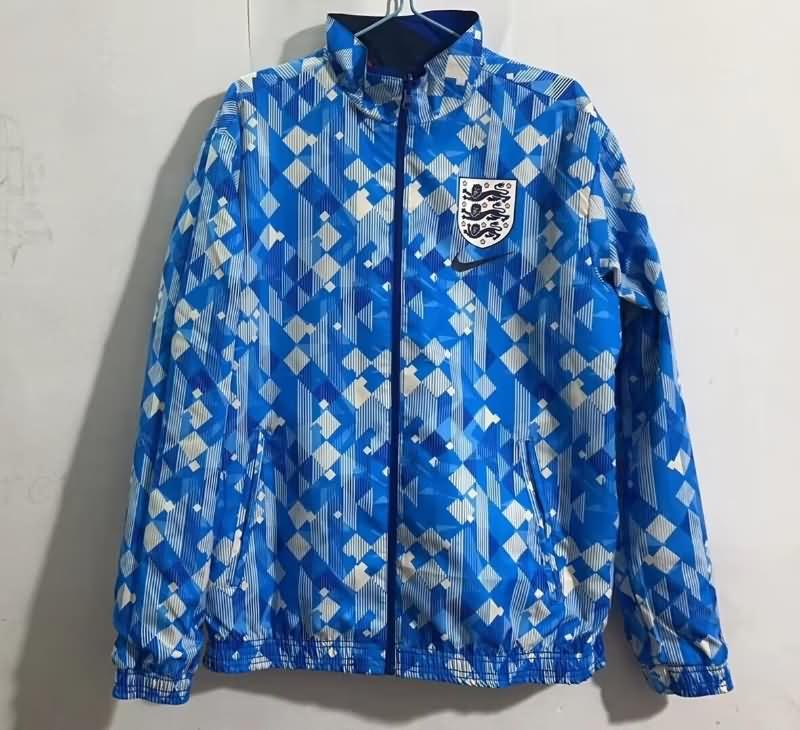 AAA(Thailand) England 2024 Blue Soccer Windbreaker