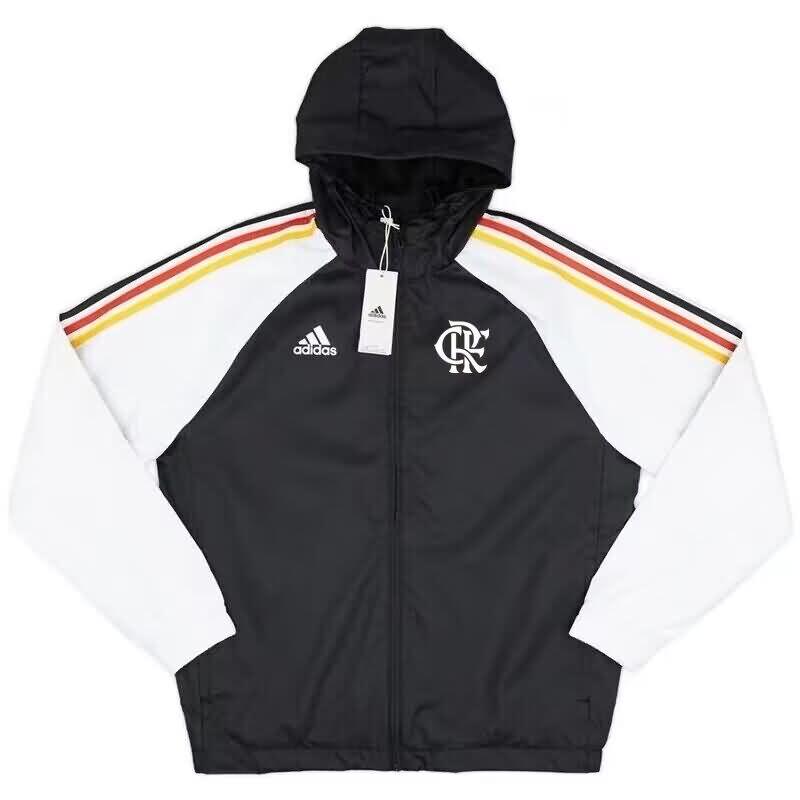 AAA(Thailand) Flamenco 2024 Black Soccer Windbreaker