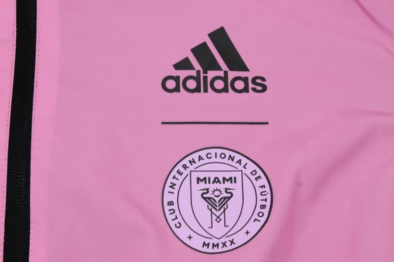 AAA(Thailand) Inter Miami 2023 Black Pink Reversible Soccer Windbreaker