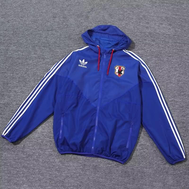 AAA(Thailand) Japan 2024 Blue Soccer Windbreaker