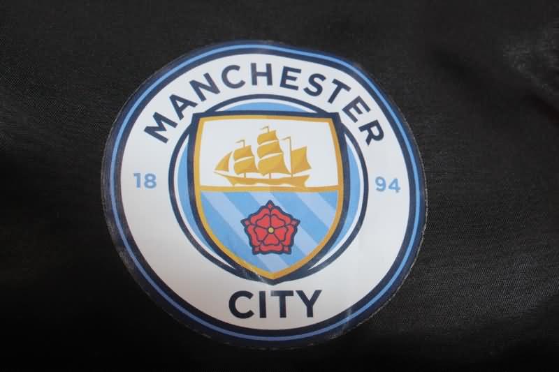 AAA(Thailand) Manchester City 23/24 Black Soccer Windbreaker