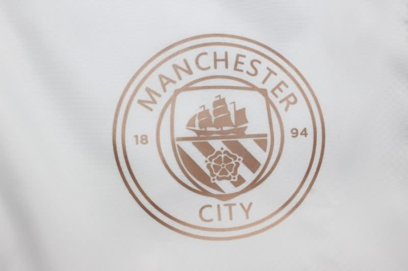 AAA(Thailand) Manchester City 23/24 White Soccer Windbreaker