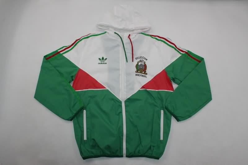 AAA(Thailand) Mexico 2024 Green Soccer Windbreaker 02