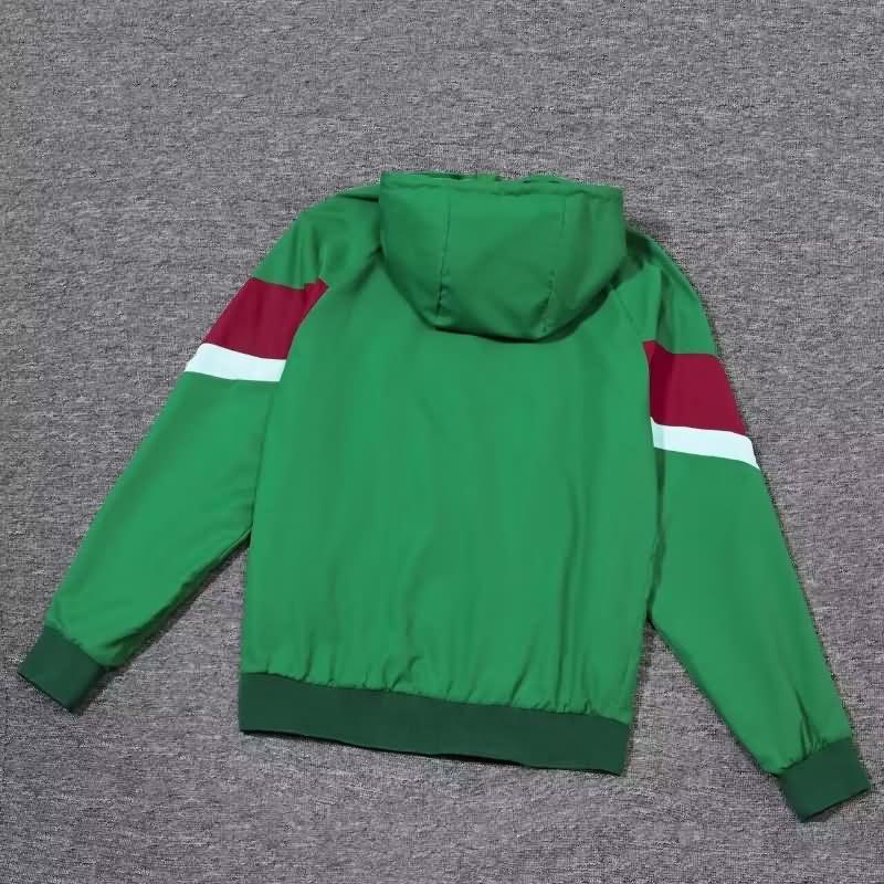 AAA(Thailand) Portugal 2024 Green Soccer Windbreaker