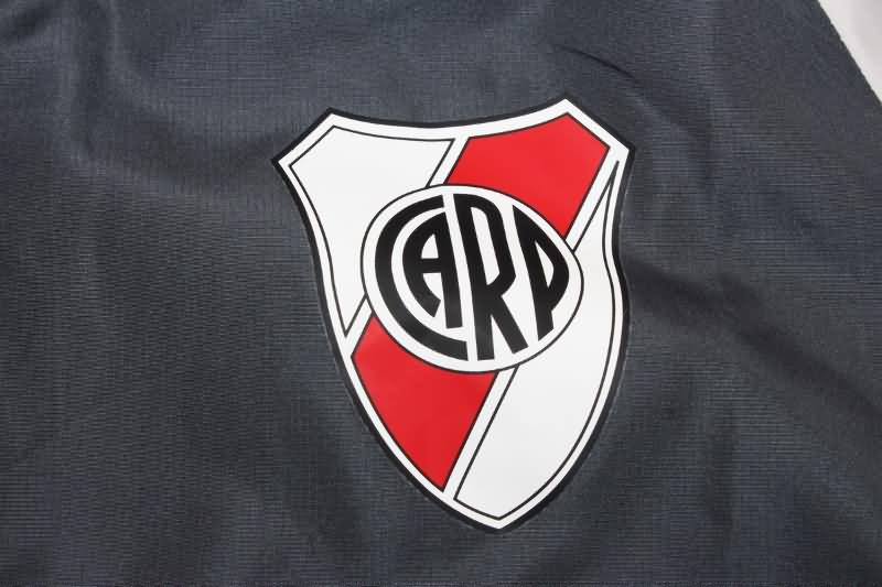 AAA(Thailand) River Plate 2023 Dark Grey Soccer Windbreaker