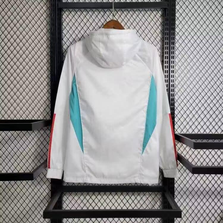 AAA(Thailand) Sao Paulo 2023 White Soccer Windbreaker