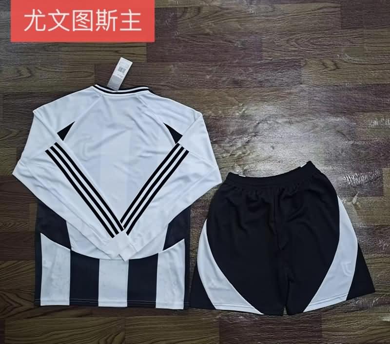 Juventus 24/25 Home Long Sleeve Soccer Jersey