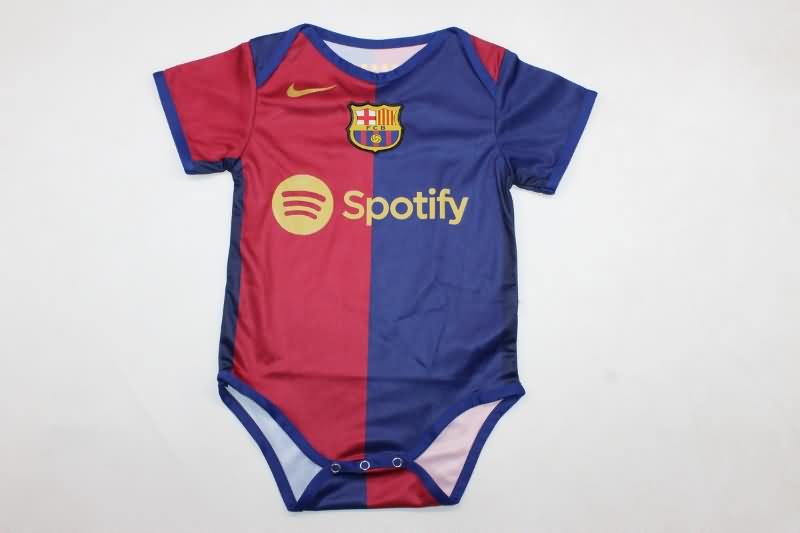 AAA(Thailand) Barcelona 24/25 Home Baby Soccer Jerseys
