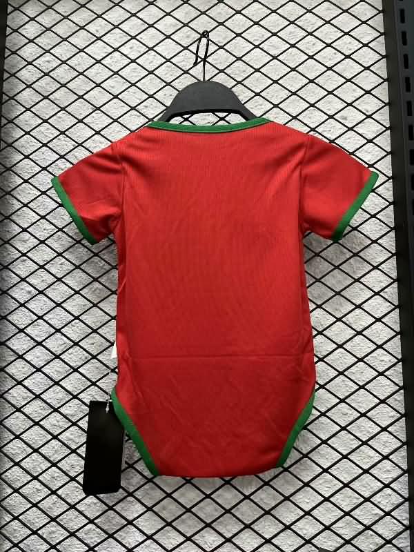 AAA(Thailand) Portugal 2024 Home Baby Soccer Jerseys