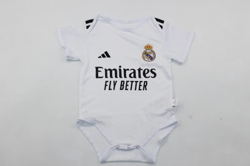 AAA(Thailand) Real Madrid 24/25 Home Baby Soccer Jerseys