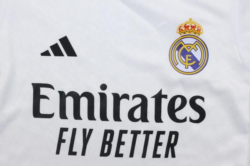 AAA(Thailand) Real Madrid 24/25 Home Baby Soccer Jerseys