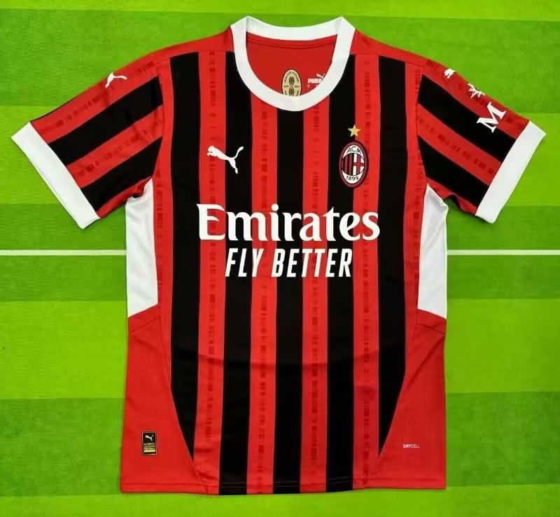 AAA(Thailand) AC Milan 24/25 Home Soccer Jersey Leaked